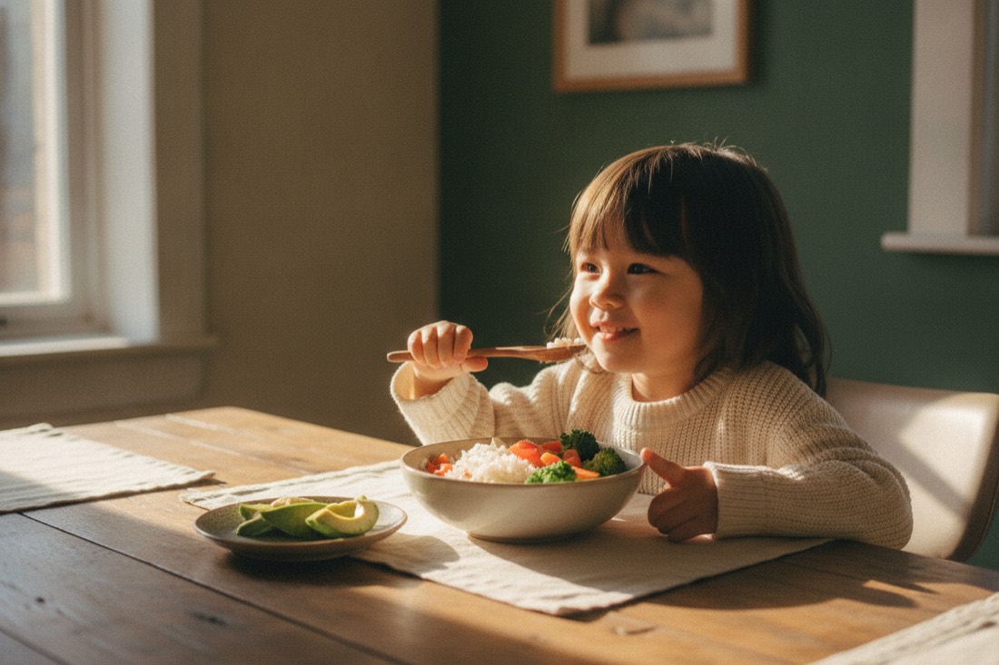 Con ăn ngon, ngồi yên hơn ở bàn ăn